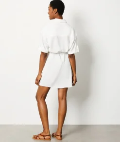 Best Robe manches courtes en coton Robes Unies