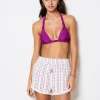Store Short texturé en coton Tuniques Et Robes De Plage