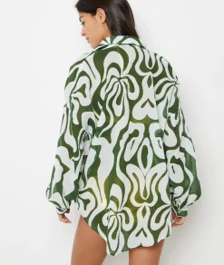 New Tunique courte à motif Tuniques Et Robes De Plage|Robes De Plage